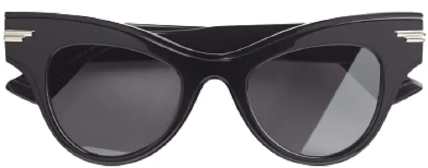 Kính Bottega Veneta Wing Black Silver 579058V23301010