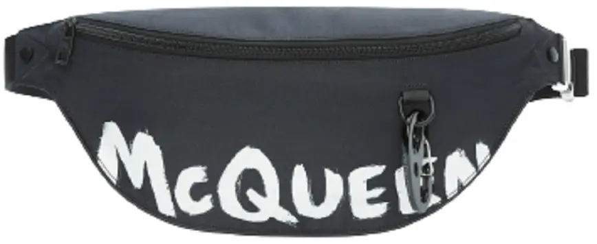 Túi Alexander McQUEEN Nam Harness 'Black White' 596425HWC1K1070
