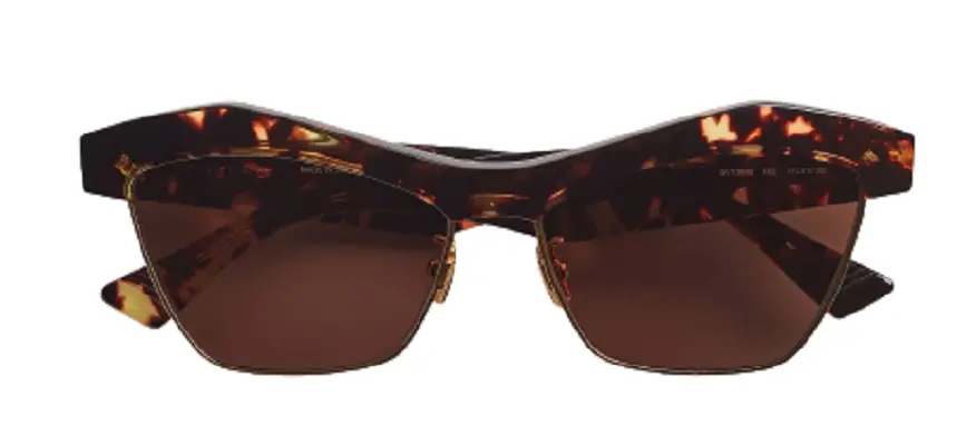Kính Bottega Veneta Slant 'Havana' 668007V23312986