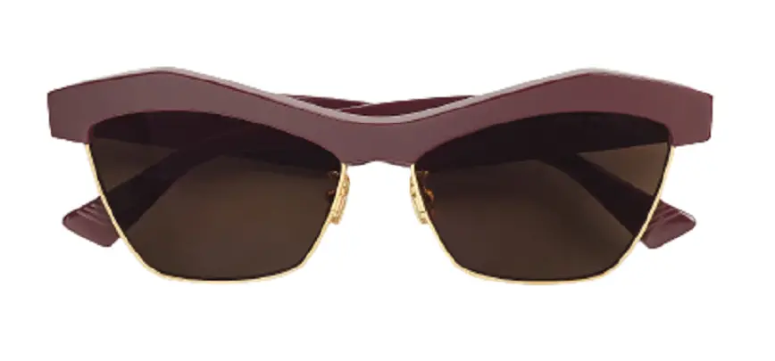 Kính Bottega Veneta Slant 'Burgundy' 668007V23316066