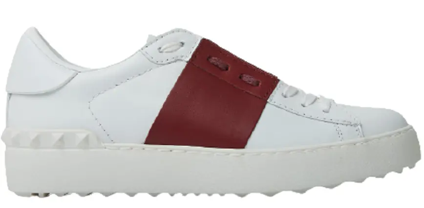 Giày Vanlentino Rockstud Hidden Open Sneakers QW1S0781 BLU 28W