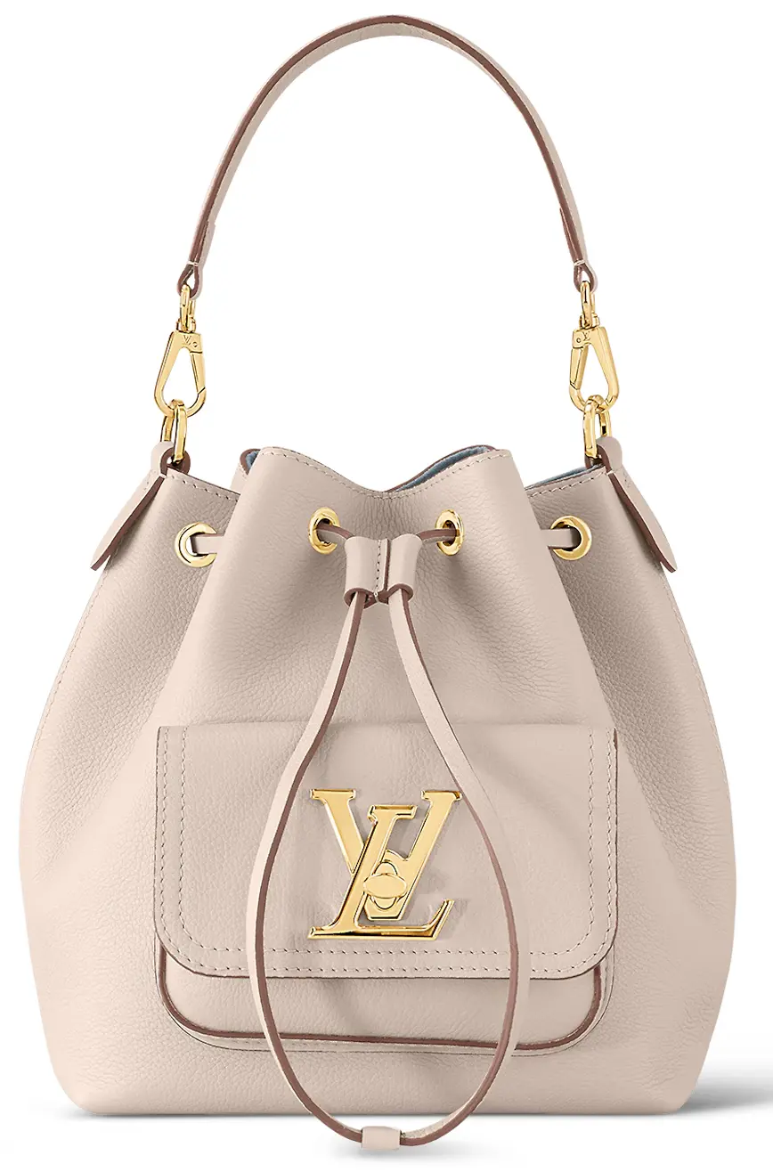 Túi Louis Vuitton Lockme Bucket Bag 'Greige' M57688