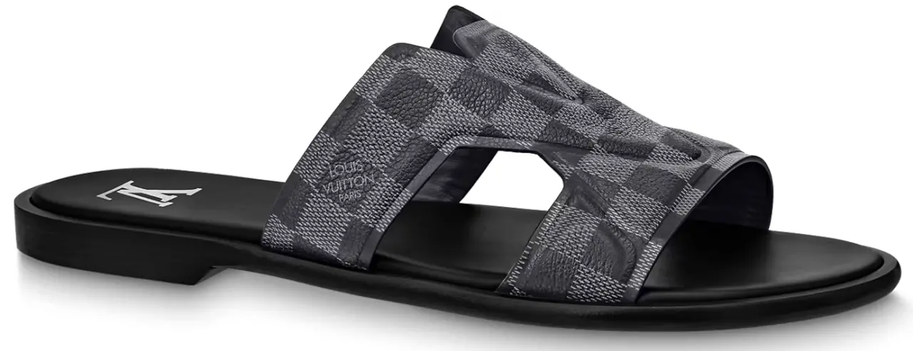 Dép Louis Vuitton Oasis Mule 'Graphite' 1ABFPS