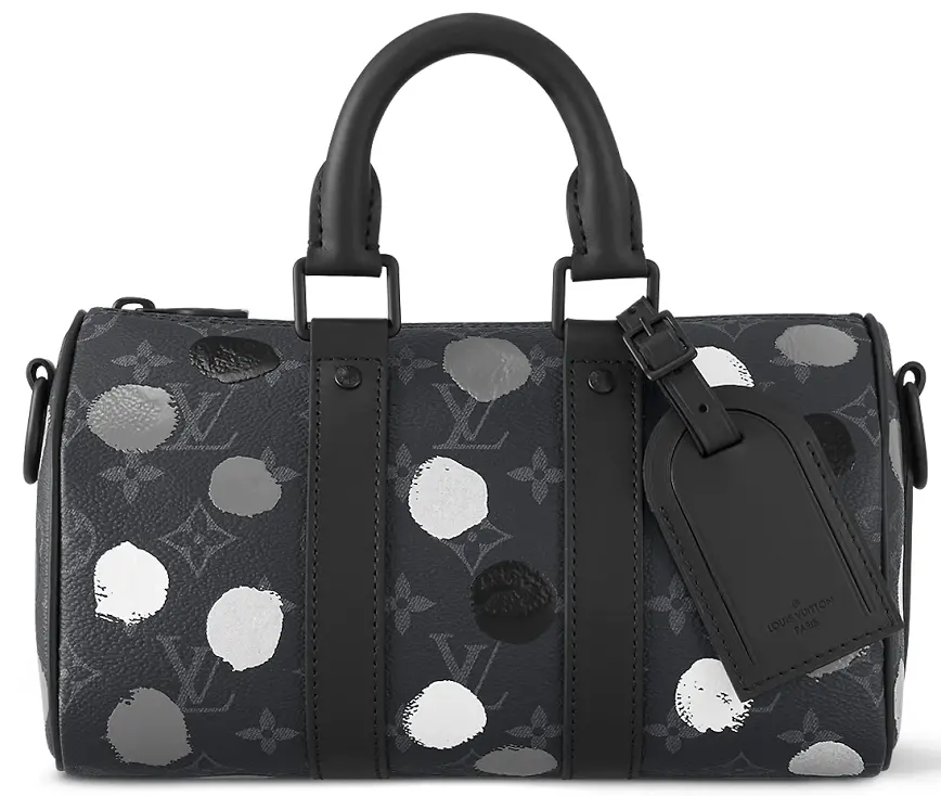 Túi Louis Vuitton x YK Keepall 25 Bag 'Black Silver' M46406
