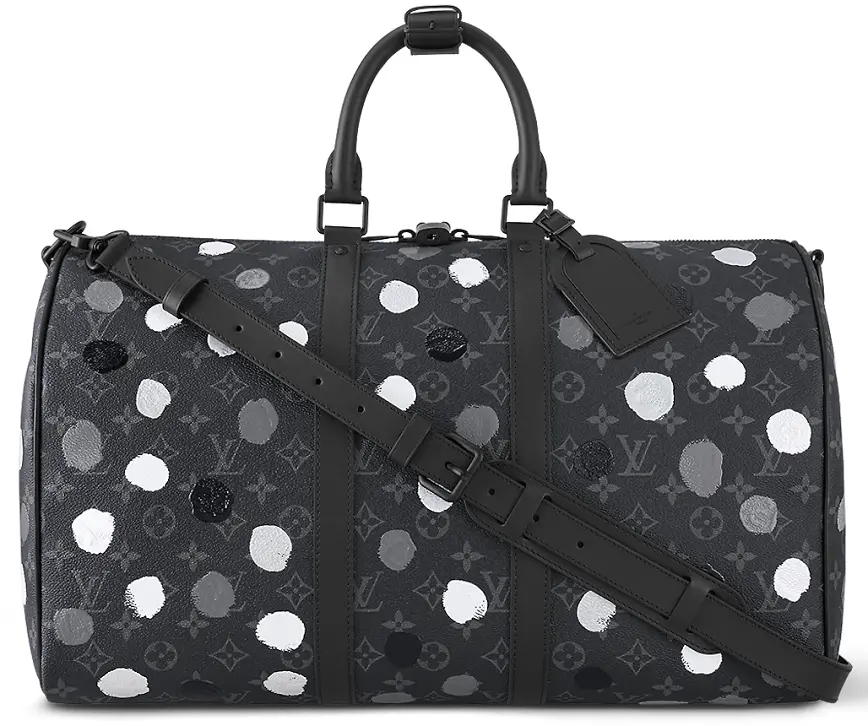 Túi Louis Vuitton x YK Keepall 45 Bag 'Black Silver' M46400