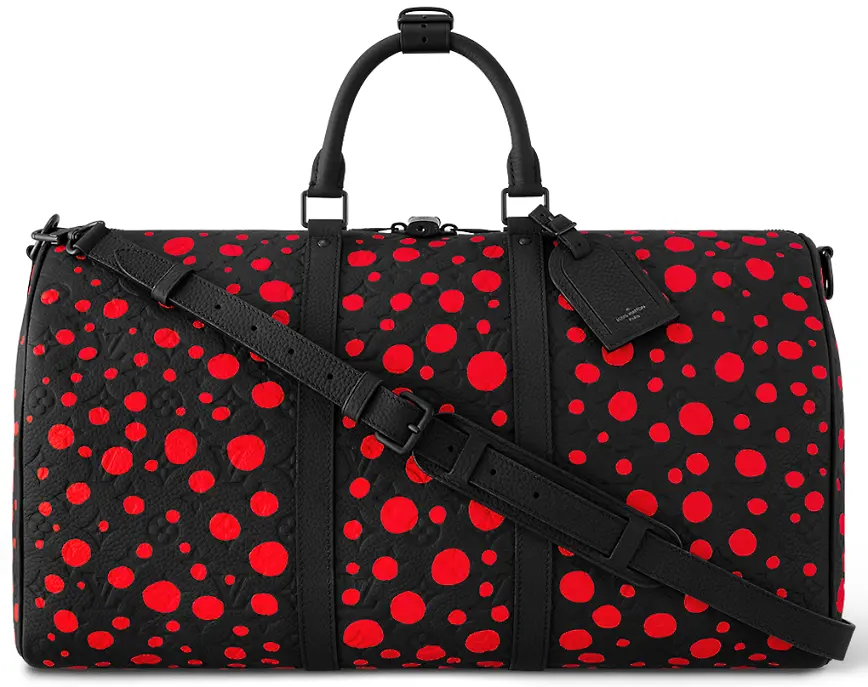 Túi Louis Vuitton x YK Keepall 50 Bag 'Black Red' M21674