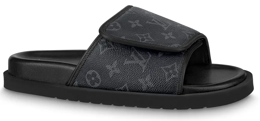 Dép Louis Vuitton Miami Mules 'Black' 1A9Z60