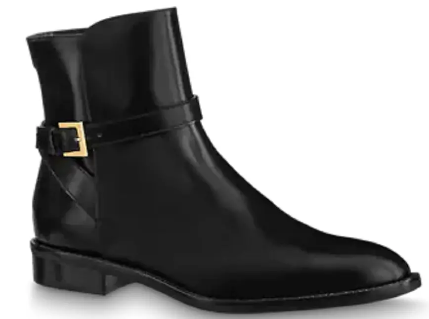 Giày Louis Vuitton Suit Ankle Boots Black 1A95AF