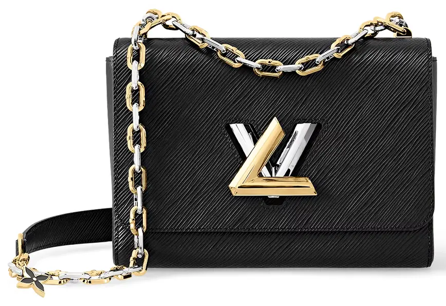 Túi Louis Vuitton Twist MM Bag 'Black' M21025