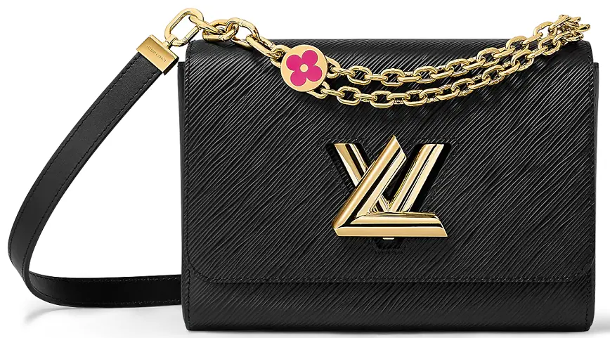 Túi Louis Vuitton Twist MM Bag 'Black' M21606