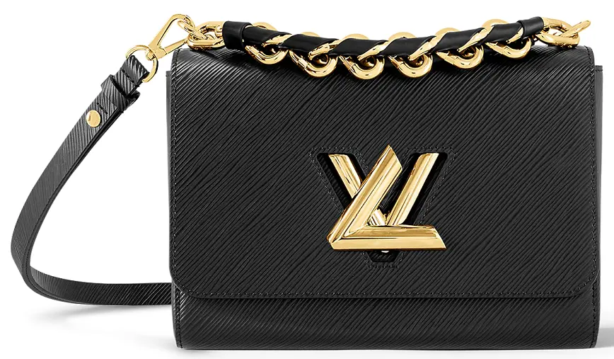 Túi Louis Vuitton Twist MM Bag 'Black' M21772