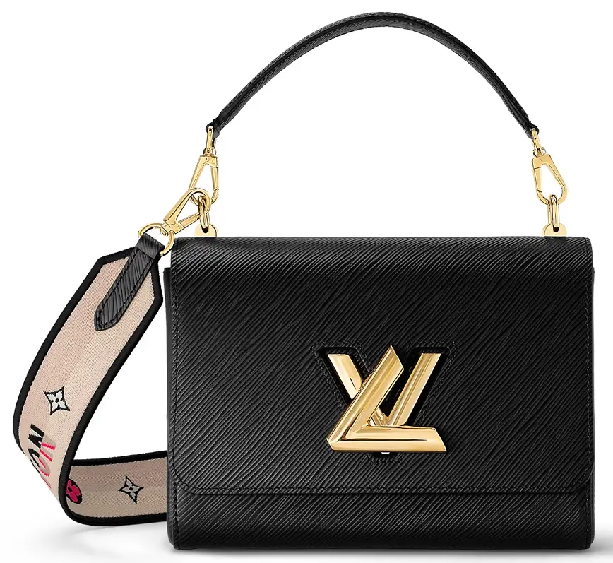 Túi Louis Vuitton Twist MM 'Black' M21554