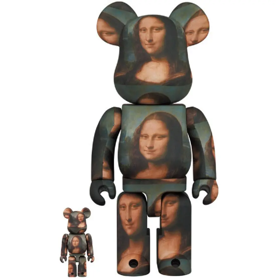 Mô Hình Bearbrick Leonardo De Vinci Mona Lisa