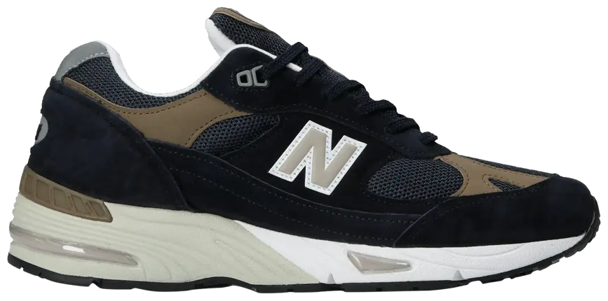 Giày New Balance 991 Made In England 'Navy Brown' M991DNB
