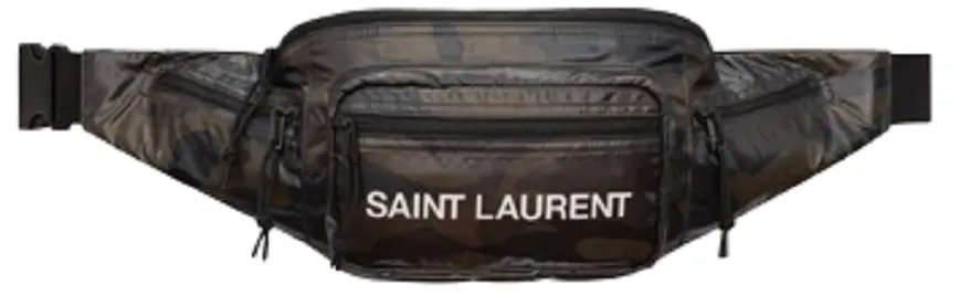 Túi Saint Laurent Nuxx Crossbody 'Camouflage Kaki' 581375FAAEJ3091