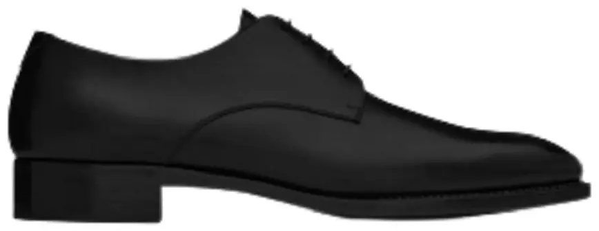 Giày Saint Laurent Adrien Derbies In Smooth Leather 'Black'