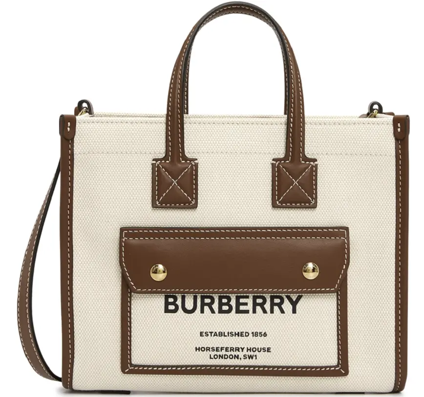 Túi Burberry Mini Two-Tone Pocket 'Beige' 8044143