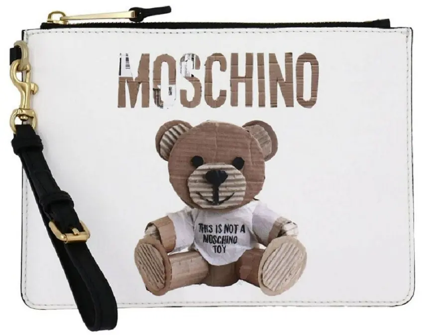 Ví Moschino Ladies Teddy Bear 'White' A842182101001