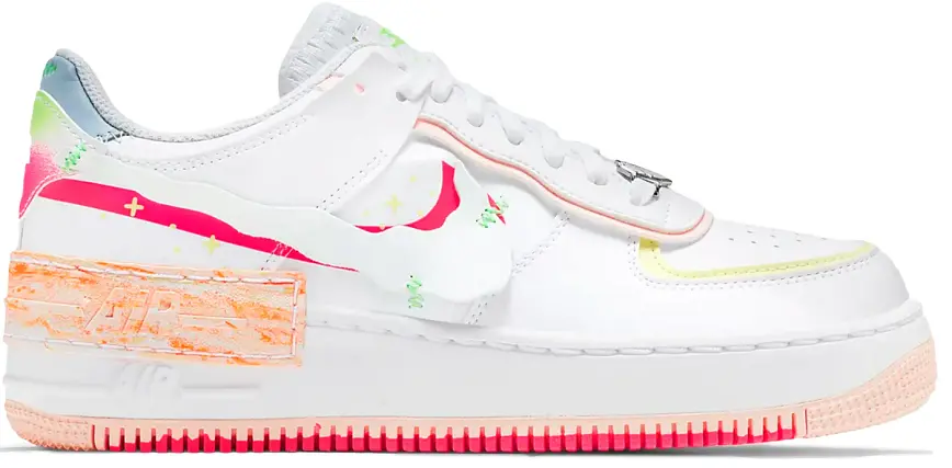 Giày Nike Air Force 1 Low Shadow 'White Pink Orange' DV1364-111