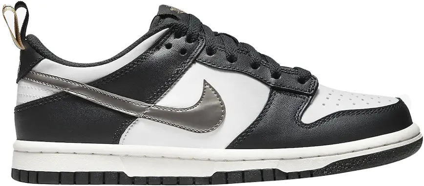 Giày Nike Dunk Low 'Black White Metallic' DH9764-001