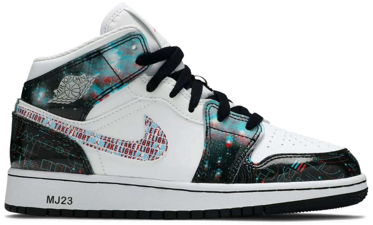 Giày Nike Air Jordan 1 Mid SE GS 'Take Flight' BQ6931-114