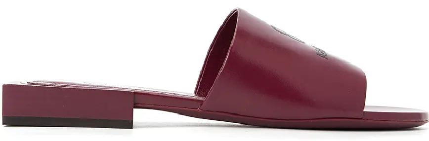 Dép Balenciaga Box Slippers Sandals 'Wine' 670441-WAWNA-6010