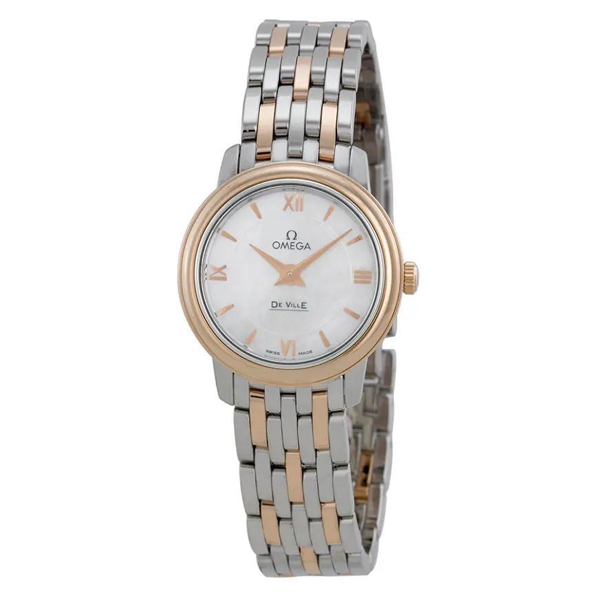 Đồng Hồ Omega DeVille Mother of Pearl 'Rose Gold' 424-20-24-60-05-002