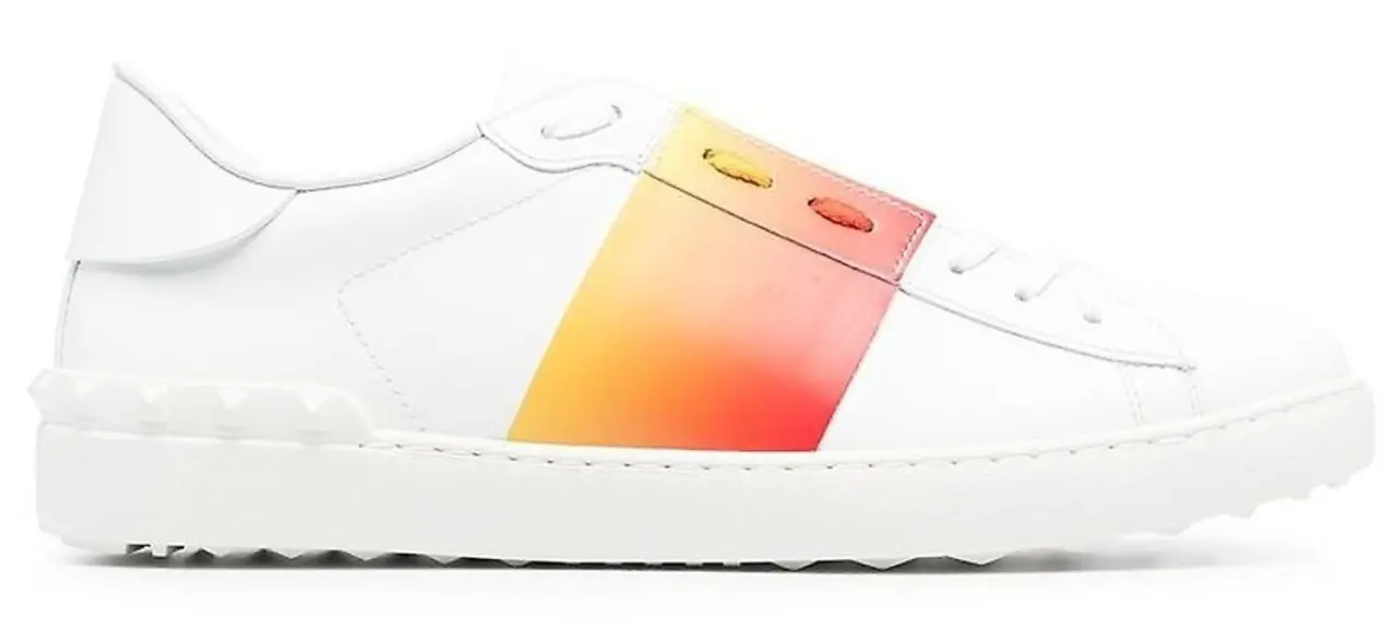 Giày Valentino Open Sneaker White Calfskin VY2S0830GRK3ZM
