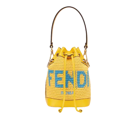 Túi Fendi Bucket with Logo 'Yellow' 8BS010AFQLF1EEV