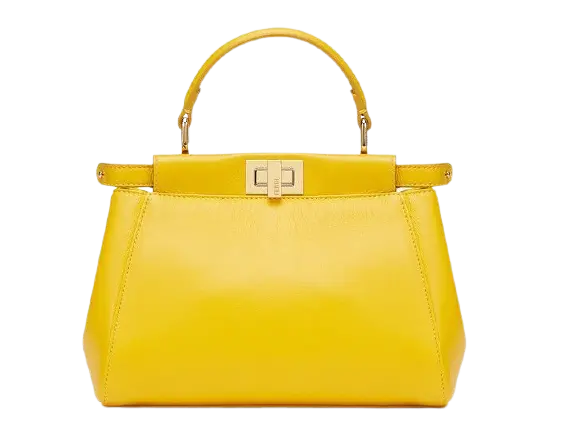 Túi Fendi Peekaboo Mini' Shoulder Bag 'Yellow' 8BN244-AD6G-F192E