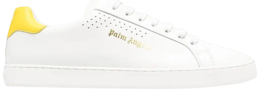 Giày Palm Angels New Tennis 'White Yellow' PMIA056S21LEA001 0118