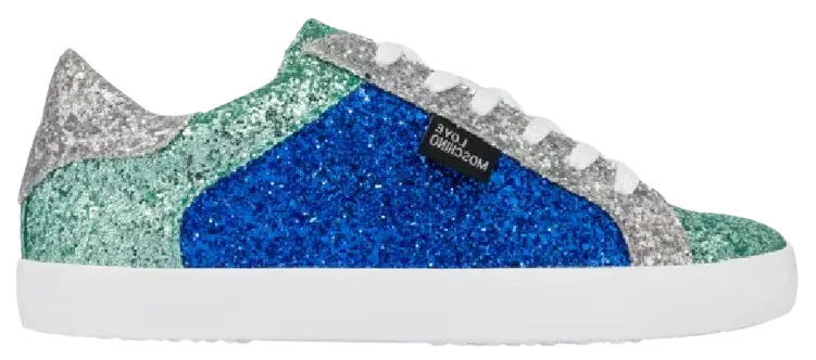 Giày Love Moschino Glitter 'Electric Blue' JA15542G0EJJ270A