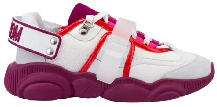 Giày Moschino Roller Skates Teddy 'White' MA15133G1EMP210A