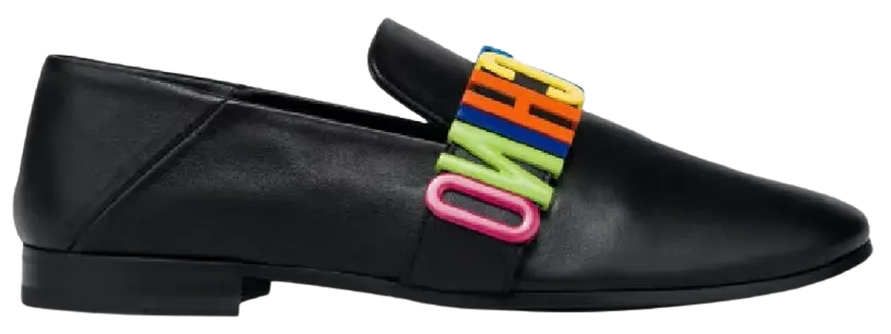 Giày Moschino Multicolour Lettering 'Black' MB10162C0EGAM000