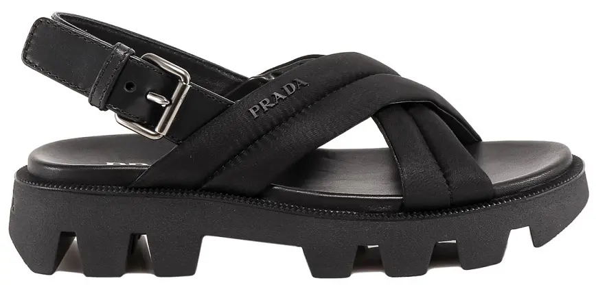 Dép Prada Scratch_Used Logo 'Black' 1X265M-LSV-F0002