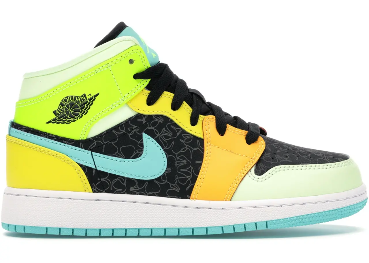 Giày Nike Air Jordan 1 Mid SE 'Aurora Green' BQ6931-037