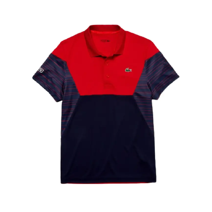 Áo Lacoste Polo Tennis Pique Red Navy DH8488-51-GLY