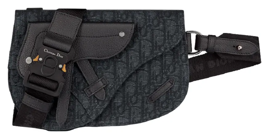 Túi Dior Saddle Pouch 'Black Dior' 1ADPO044YKY-H00N