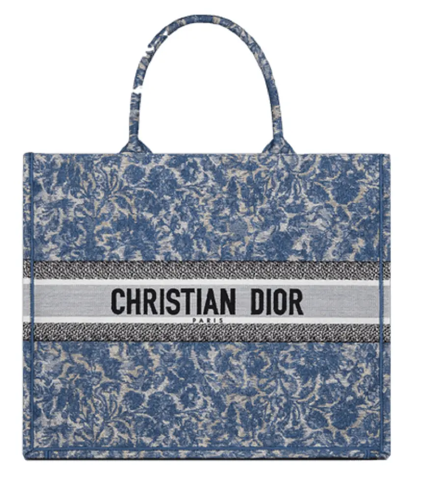 Túi Dior Book Tote Large 'Blue Brocart Embroidery' M1286ZRXR-M49E