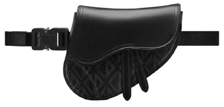 Túi Dior Mini Saddle Bag 'Black CD Diamond' 1ADPO022CDP-H43E