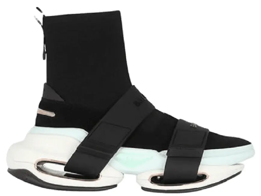 Giày Balmain B-bold High-top 'Black And White' XN1VH540TKSUEAB