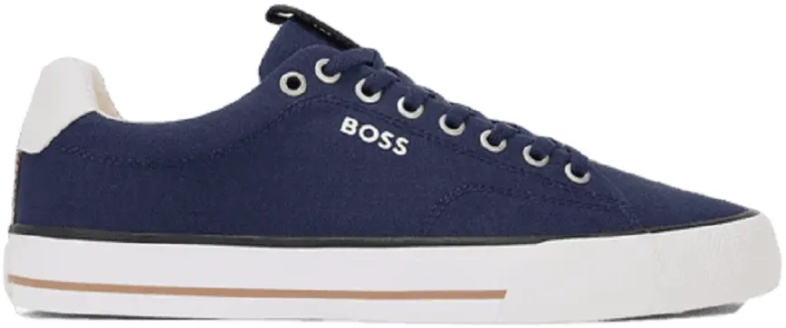 Giày Hugo Boss Cotton-Canvas 'Dark Blue' HBEU50470866-404