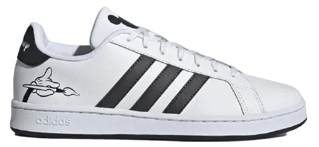 Giày Adidas Grand Court Base x Disney 'White' GW3658