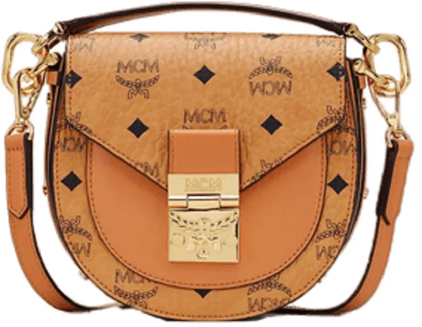 Túi MCM Patricia Mini Shoulder Bag Visetos Cognac MWSASPA08CO001
