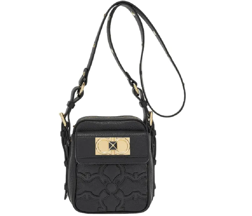 Túi Salvatore Ferragamo Gancini Camera Case 'Black' 212284-756021