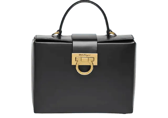 Túi Salvatore Ferragamo Trifolio Box Bag 'Black' 211981-754427