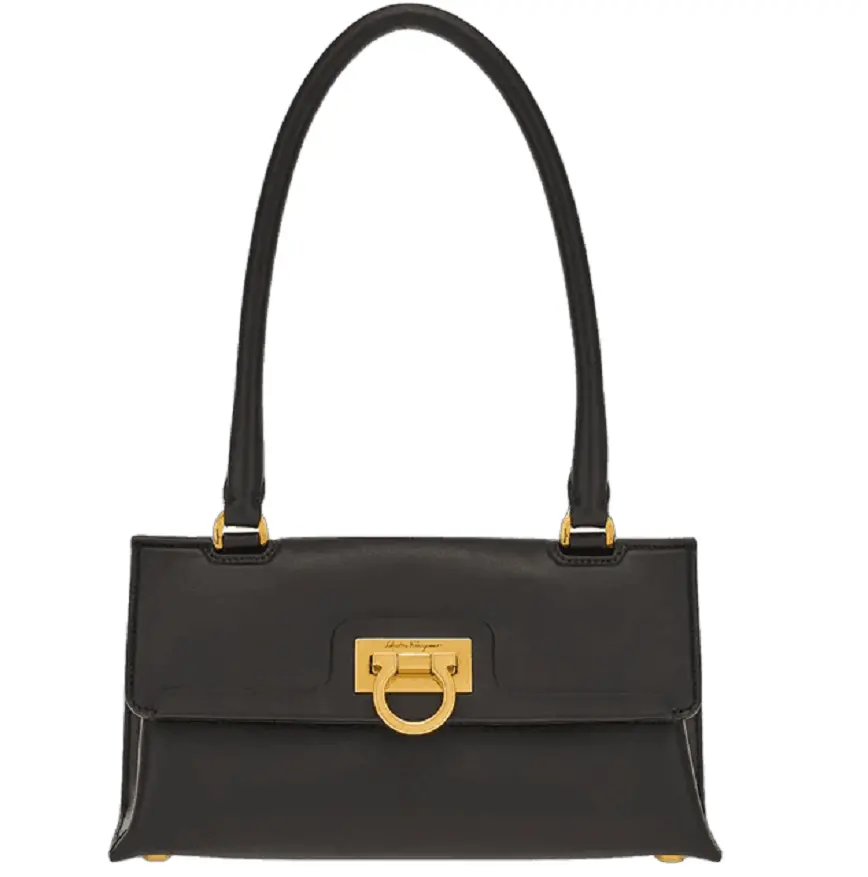 Túi Salvatore Ferragamo Trifolio Swing Bag 'Black' 211495-752656