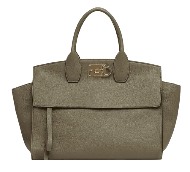 Túi Salvatore Ferragamo Ferragamo Studio Soft Bag 'Olive Green' 211772-754134
