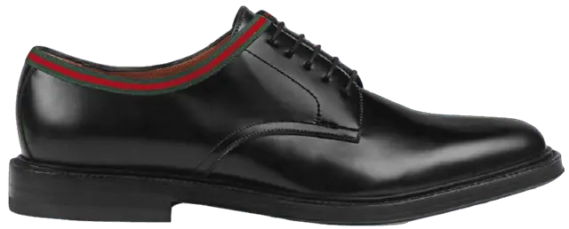 Giày Gucci Leather Lace-up 'Black' 472749-AZM30-1060