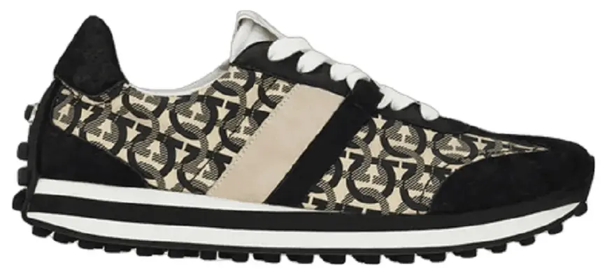 Giày Ferragamo Unisex 'Black Beige' 020912-756556